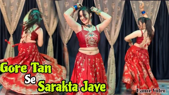 Gore Tan Se Sarakta Jaye Song ; Dance Video / Govinda Raveena Tandan viral song ! #babitashera27